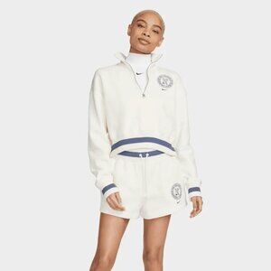 Nike Sportswear Women's Oversized Crop Sweatshirt / Pale Ivory